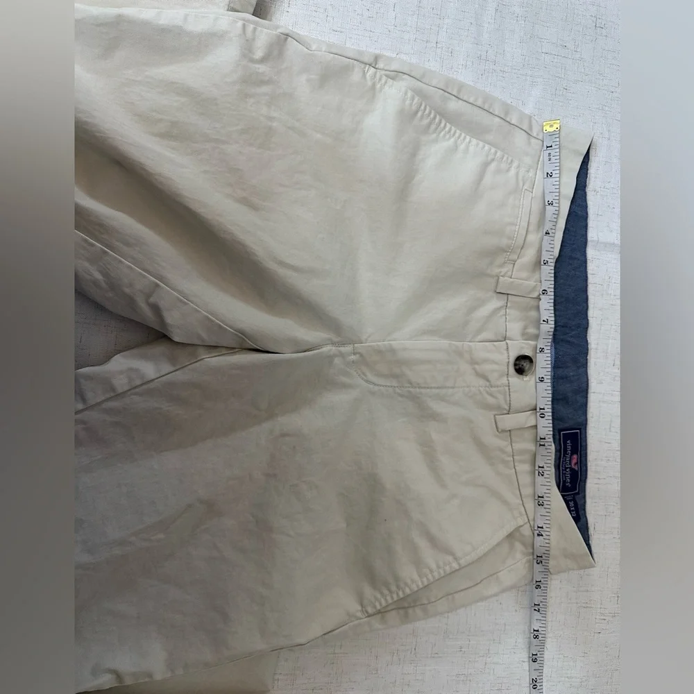 Vineyard Vines Tan Chinos with Blue Details